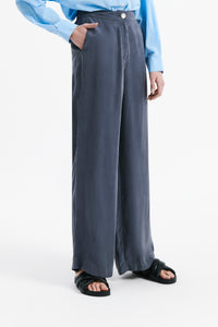 Nude Lucy Ari Cupro Pant in a Purple Indigo Colour