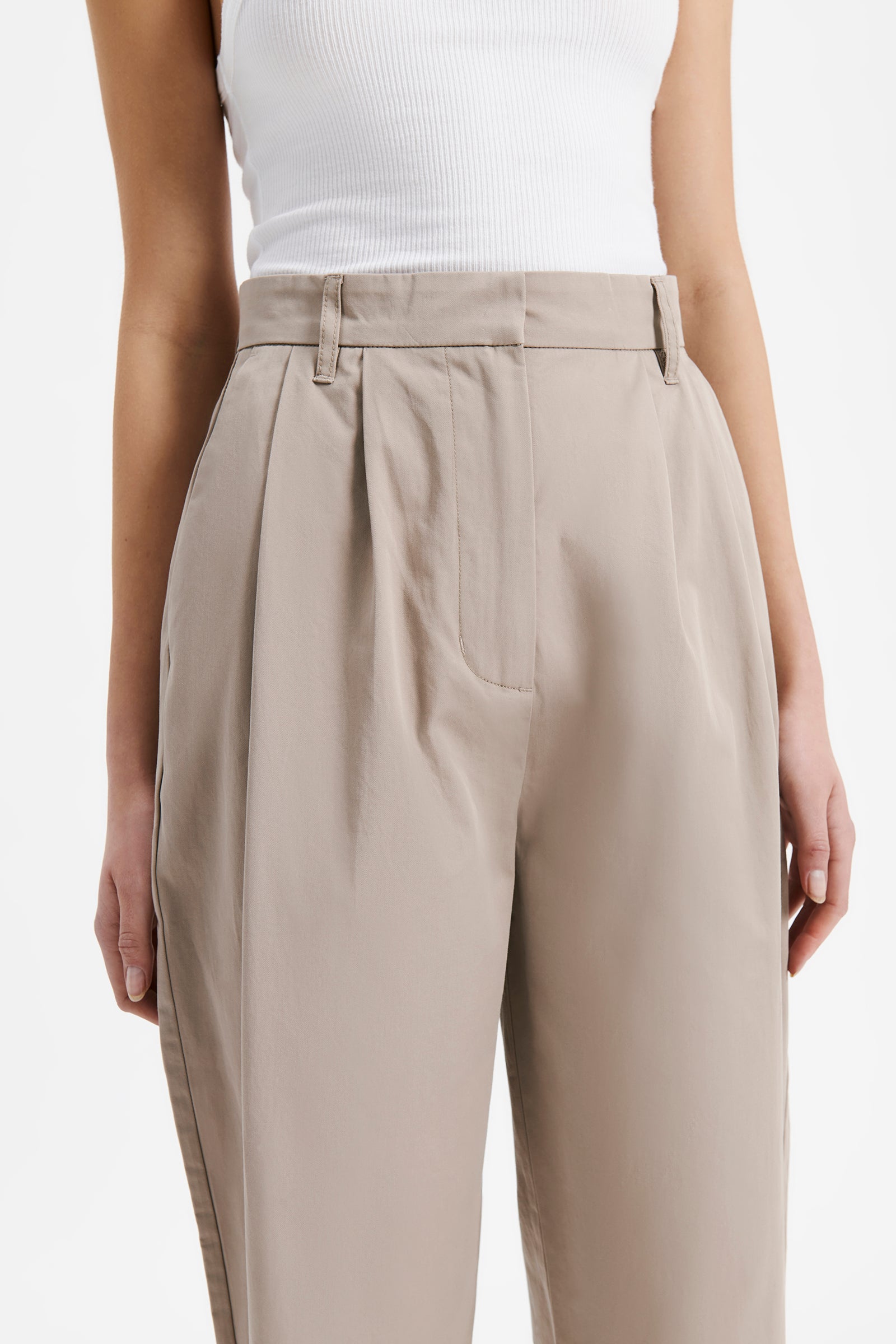 Nude Lucy Dune Pant In A Light Brown Mink Colour 