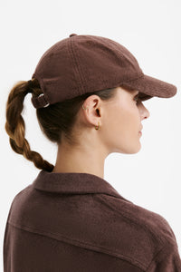 Nude Lucy Nude Terry Cap in a Brown Chocolate Cacao Colour
