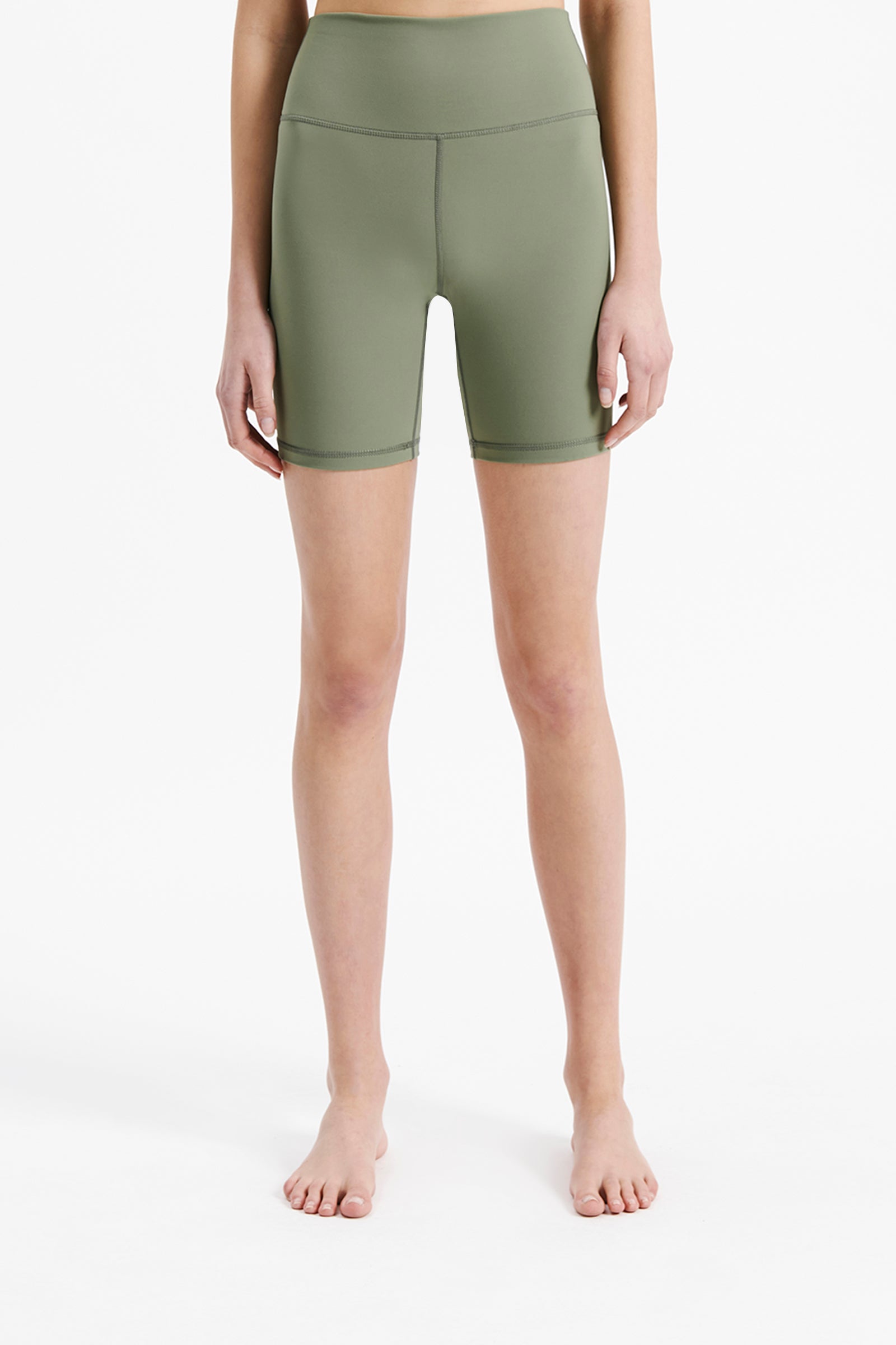 Nude Lucy Nude Active Bike Short In A Green Willow Colour 