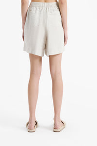 Nude Lucy Lounge Heritage Linen Short in Natural