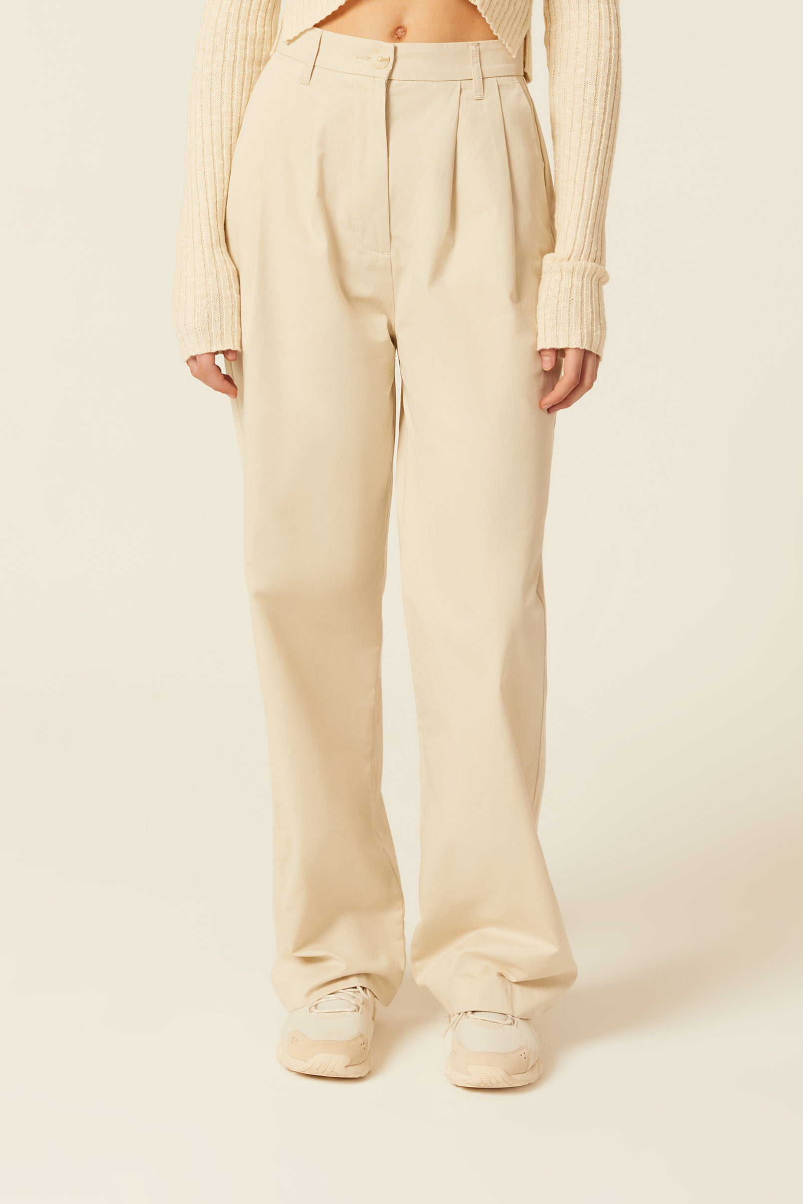 Nude Lucy Aspen Pant In A White Stone Colour 