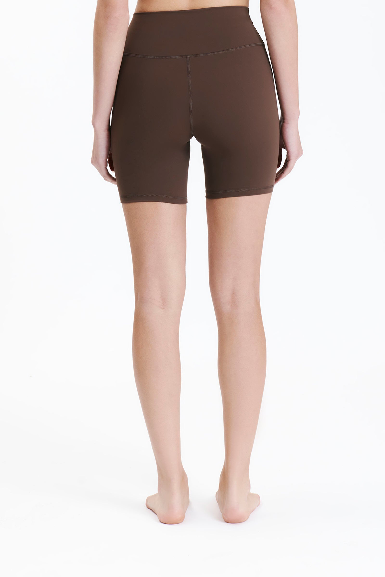 Nude Lucy Nude Active Bike Short In A Brown Chocolate Cacao Colour 