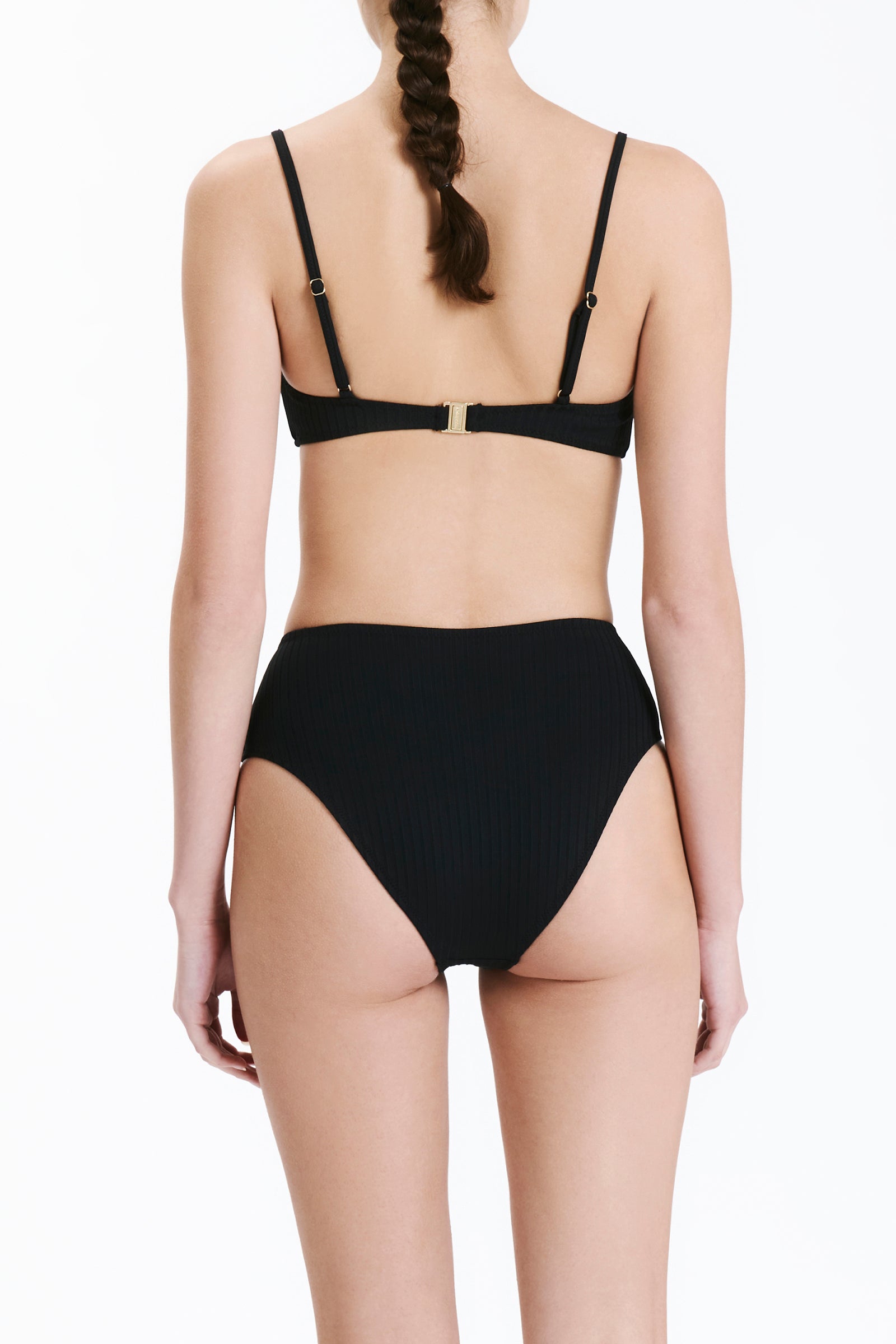 Nude Lucy Classic Bandeau Top In Black 