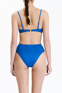 Nude Lucy Classic Bandeau Top in a Bright Blue Pacific Colour