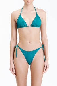 Nude Lucy Classic Triangle Top in a Green Jade Colour