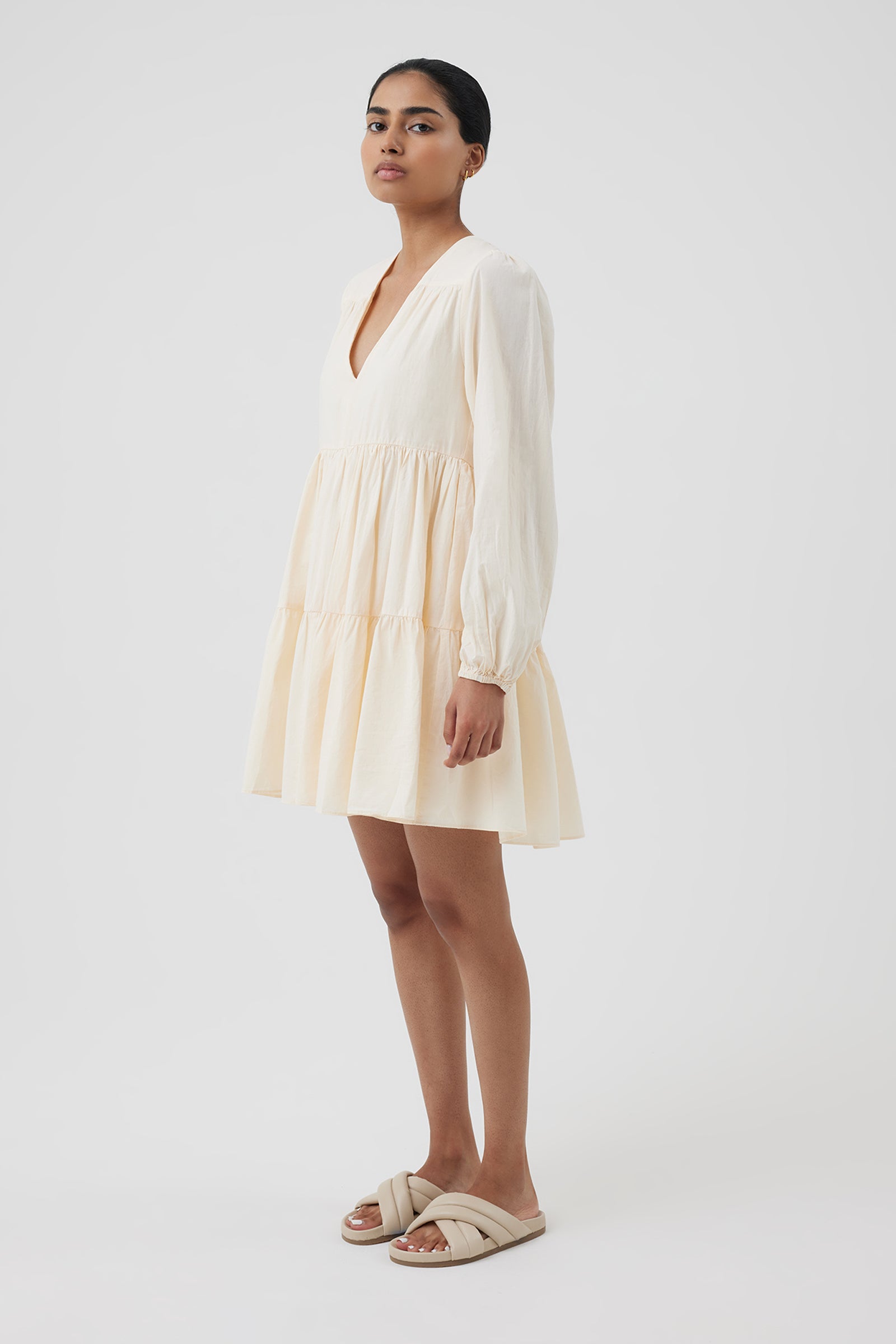 Nude Lucy Rylee Mini Dress in White Cloud