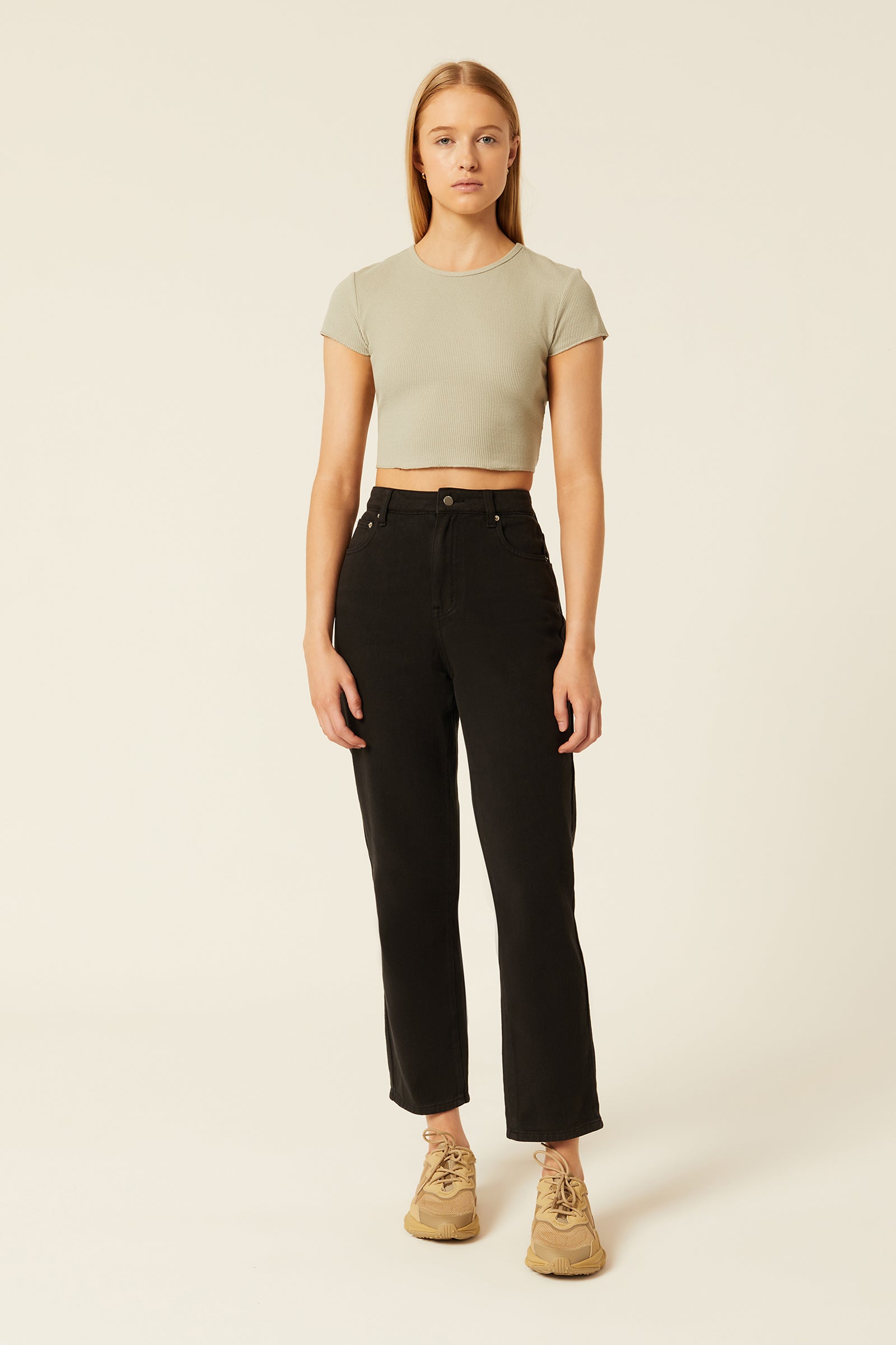 Rai Slim Jean Coal 