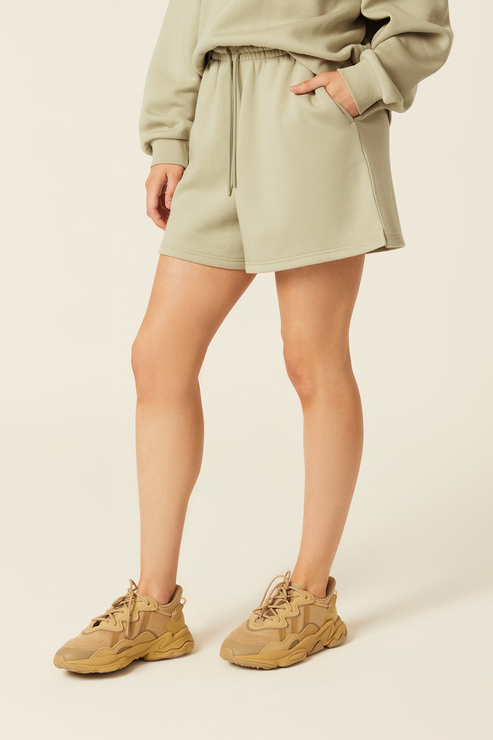 Nude Lucy Carter Curated Short In A Green Artichoke Colour 