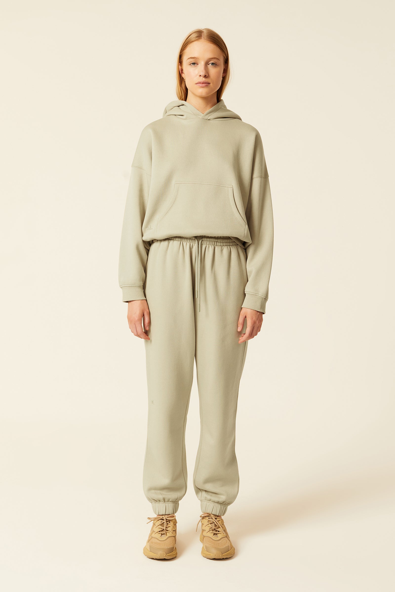 Nude Lucy Carter Curated Hoodie In A Green Artichoke Colour 