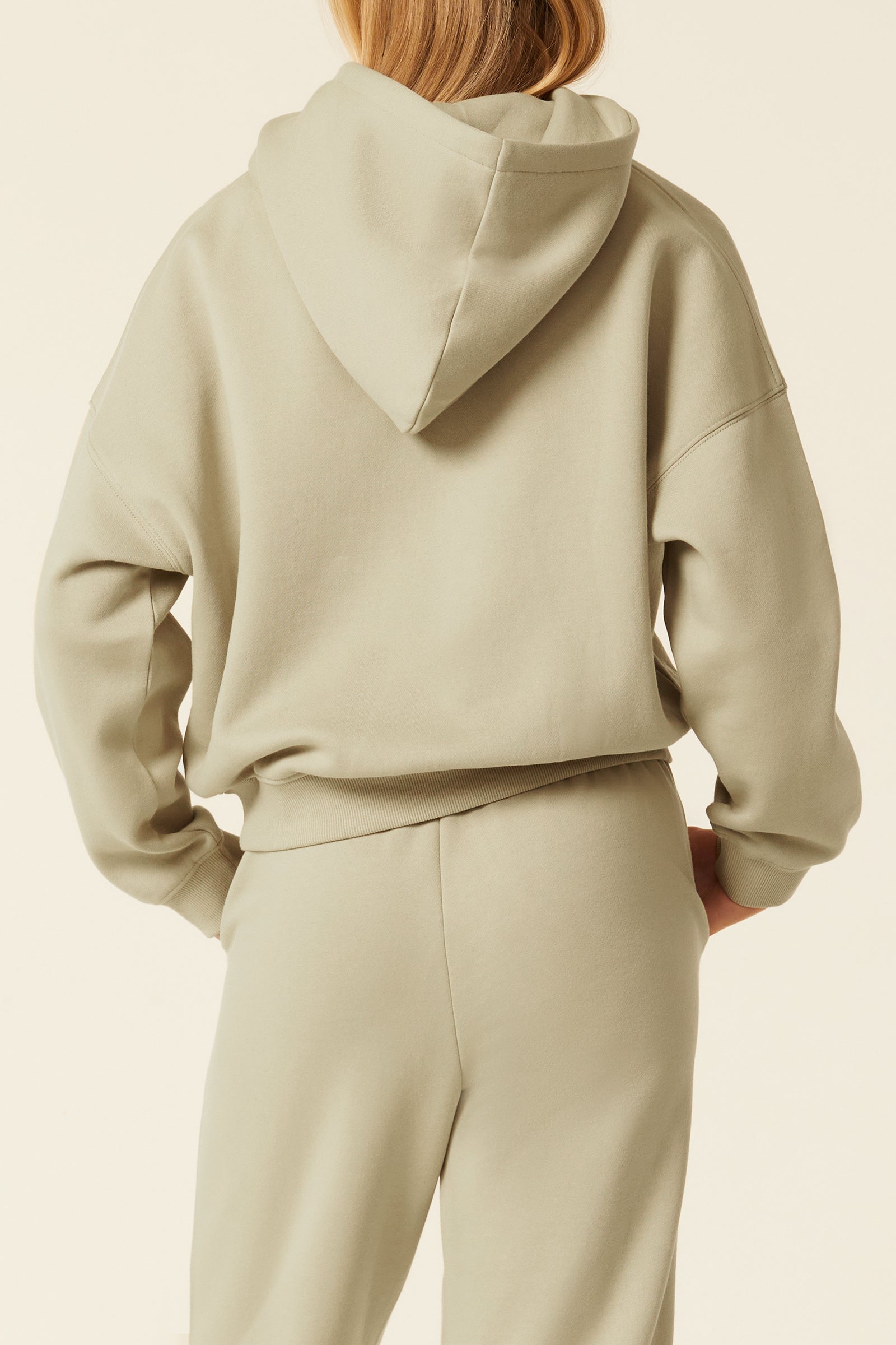 Nude Lucy Carter Curated Hoodie In A Green Artichoke Colour 