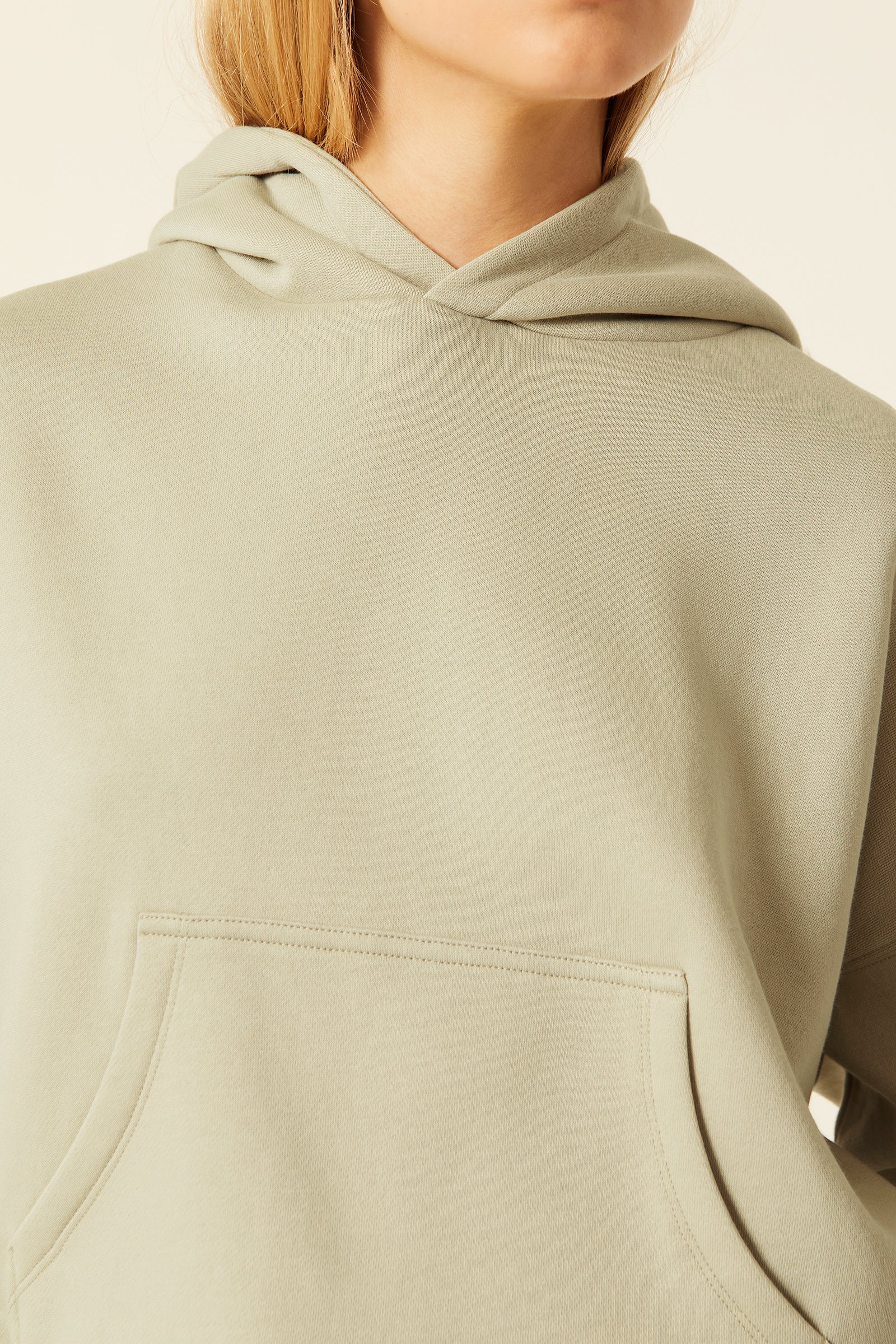 Nude Lucy Carter Curated Hoodie In A Green Artichoke Colour 