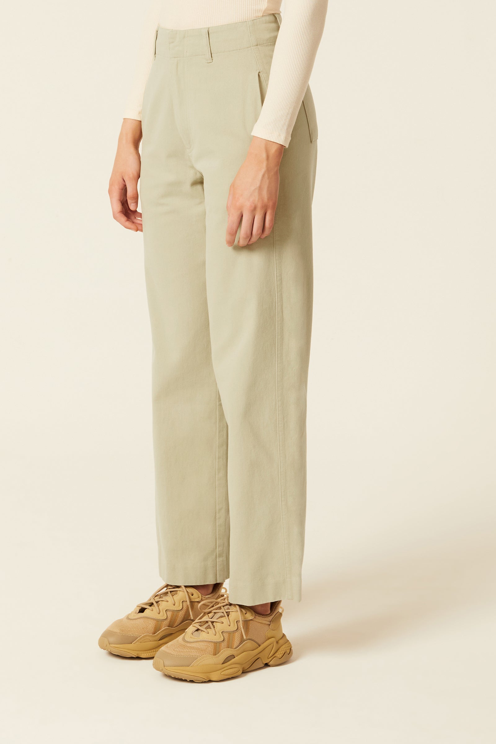 Nude Lucy Cooper Pant In A Green Artichoke Colour 