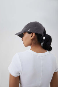 Nude Lucy Nude Classic Cap in a Dark Grey In a Brown Coal Colour