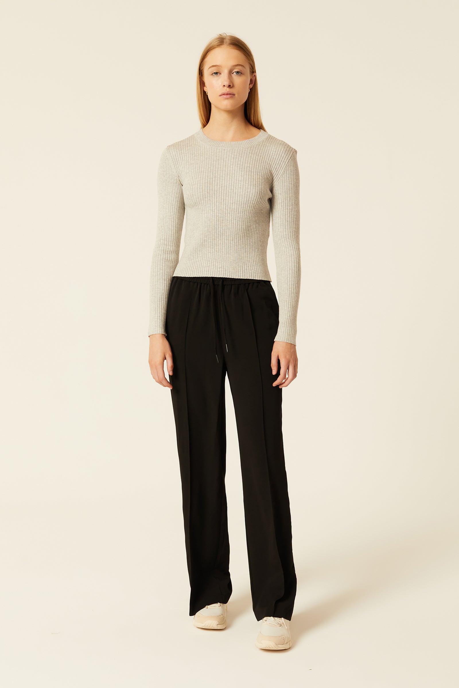 Nude Lucy Nude Classic Knit Grey Marle 