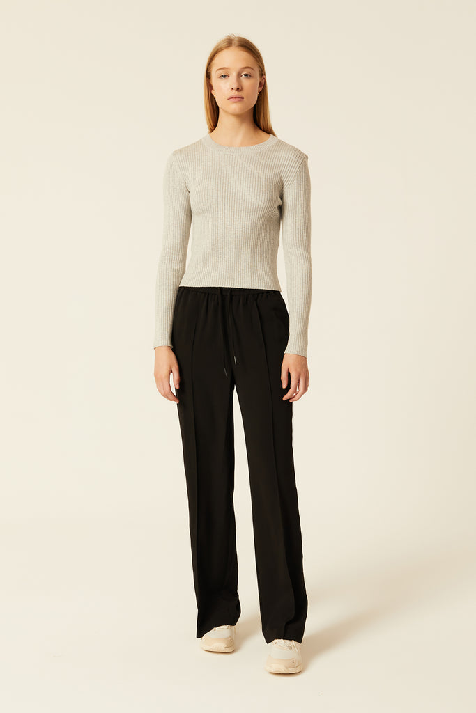 Shop Nude Classic Knit in Grey marle | Nude Lucy