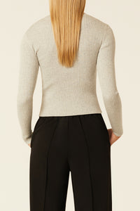 Nude Lucy Nude Classic Knit Grey Marle  