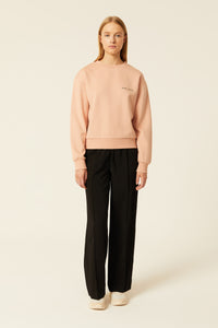 Nude Lucy Nude Classics Sweat in a Light Pink Guava Colour