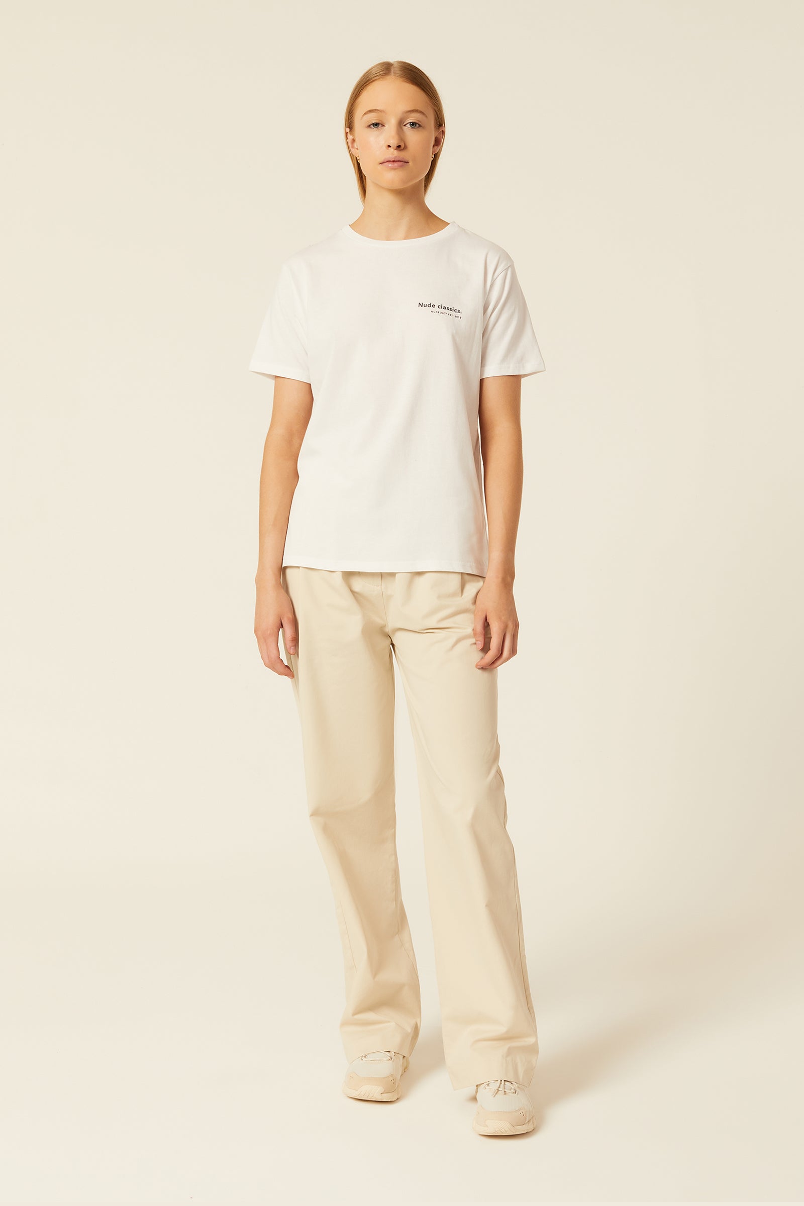Nude Lucy Nude Classics Tee In White 