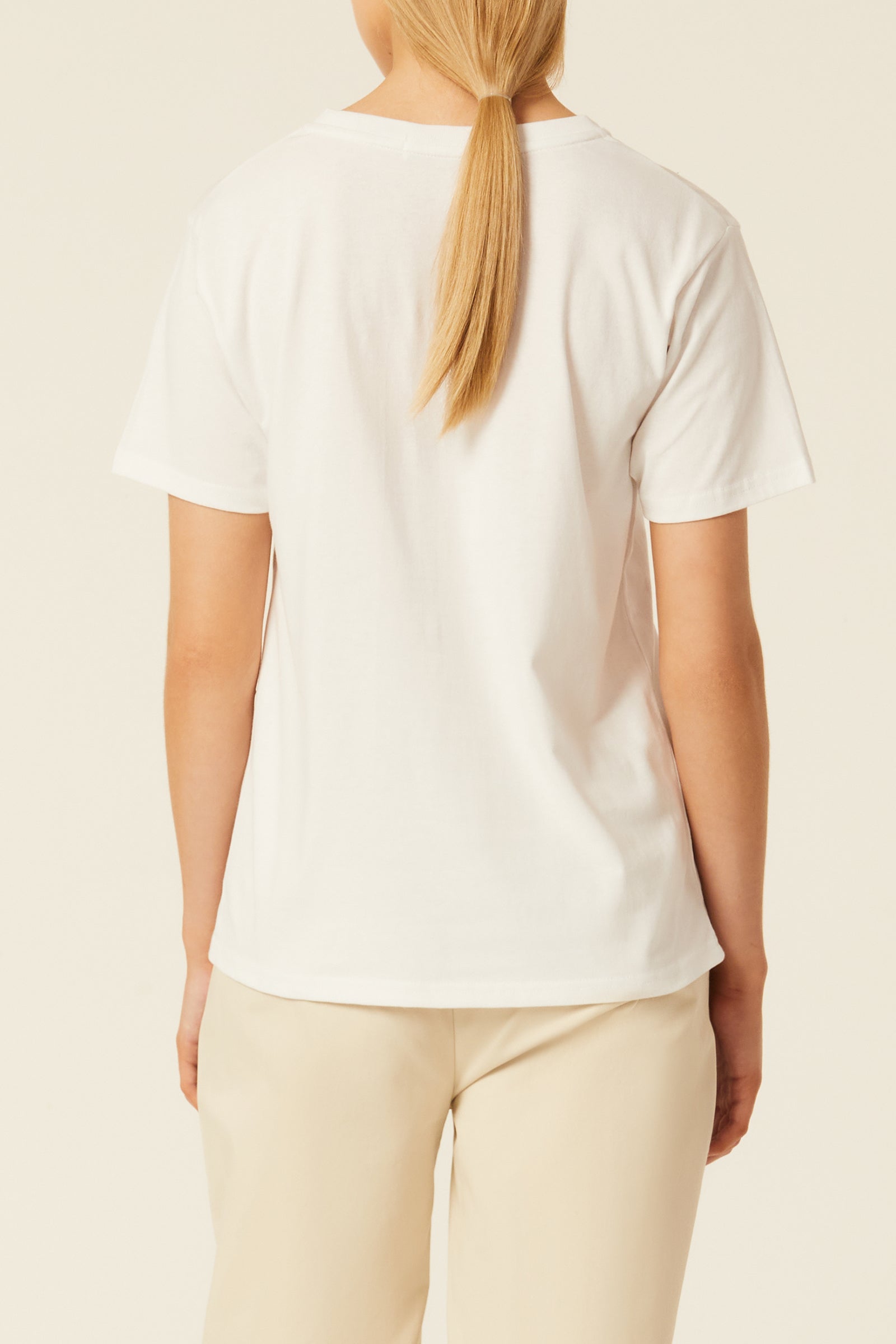 Nude Lucy Nude Classics Tee In White 