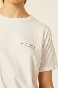 Nude Lucy Nude Classics Tee in White