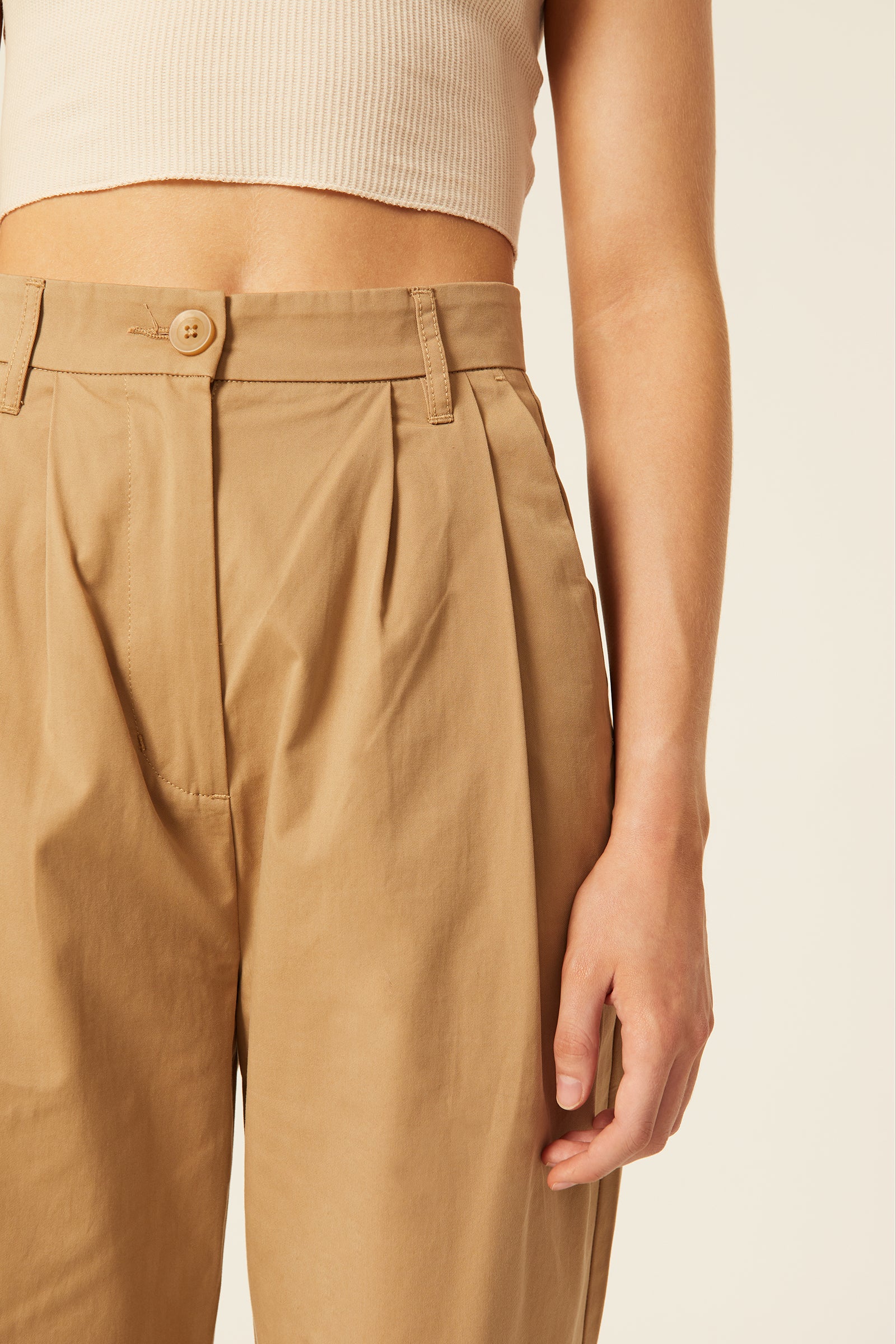 Nude Lucy Aspen Pant In A Brown Toast Colour