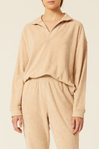 Nude Lucy Tait Rugby Sweat in Oyster