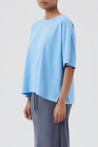 Nude Lucy Kai Washed Tee In a Blue Horizon Colour
