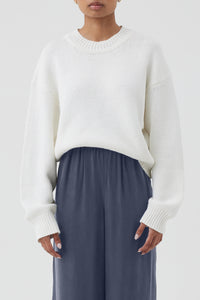 Nude Lucy Asher Knit In A White Salt Colour