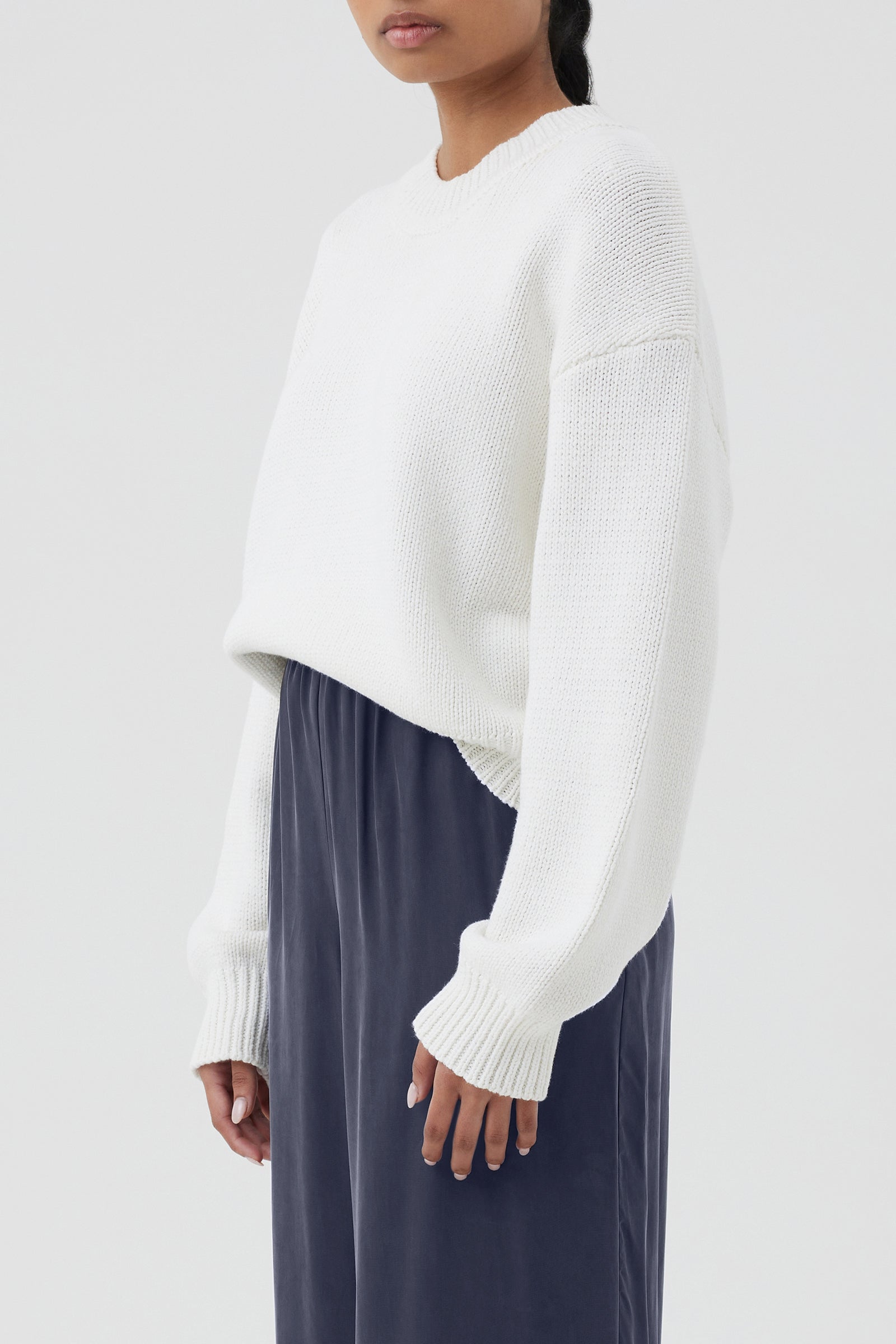 Nude Lucy Asher Knit In A White Salt Colour 