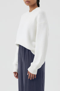 Nude Lucy Asher Knit In A White Salt Colour