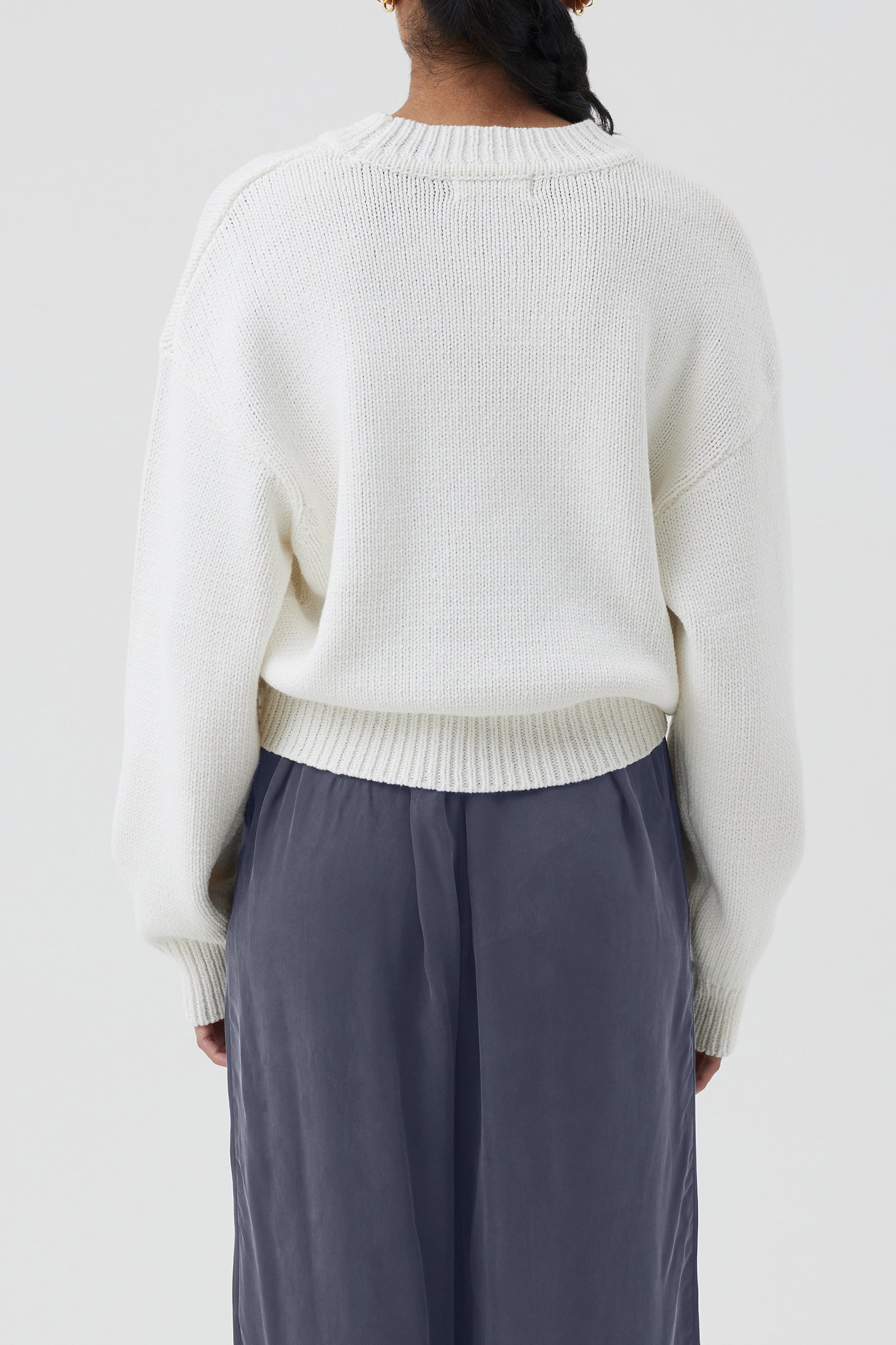 Nude Lucy Asher Knit In A White Salt Colour 