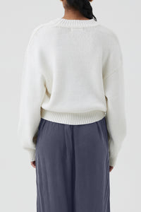 Nude Lucy Asher Knit In A White Salt Colour