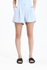 Nude Lucy Rynn Linen Short in a Blue Sky Colour