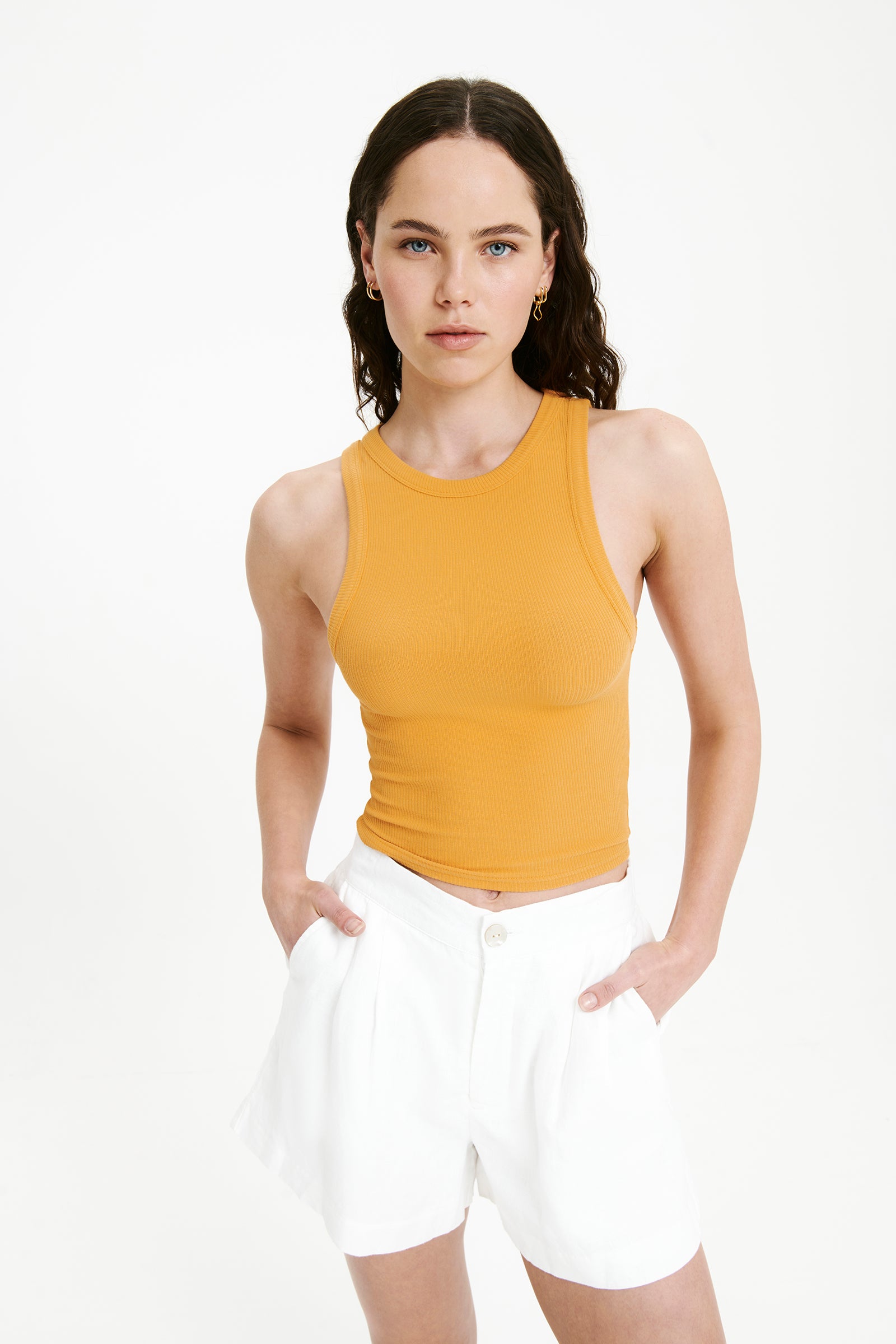 Nude Lucy Rynn Linen Short In White 