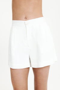 Nude Lucy Rynn Linen Short in White