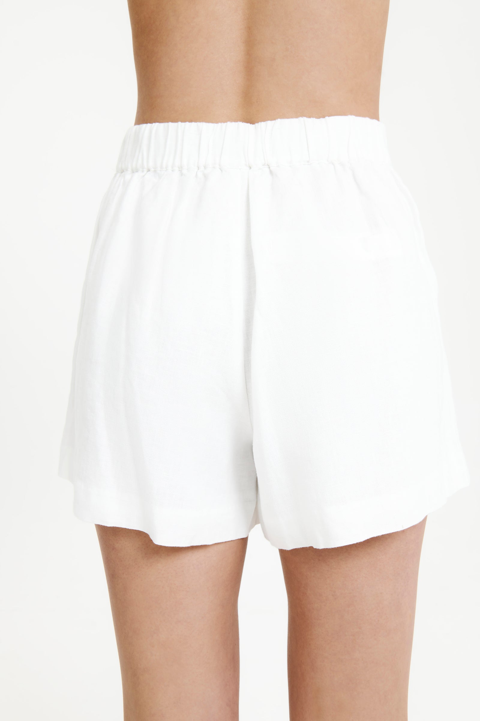 Nude Lucy Rynn Linen Short In White 