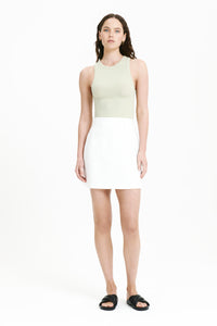 Nude Lucy Monroe Organic Rib Tank in Eucalyptus
