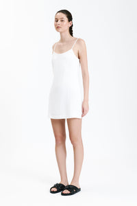 Nude Lucy Rynn Linen Mini Dress in White