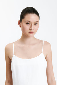 Nude Lucy Rynn Linen Mini Dress in White
