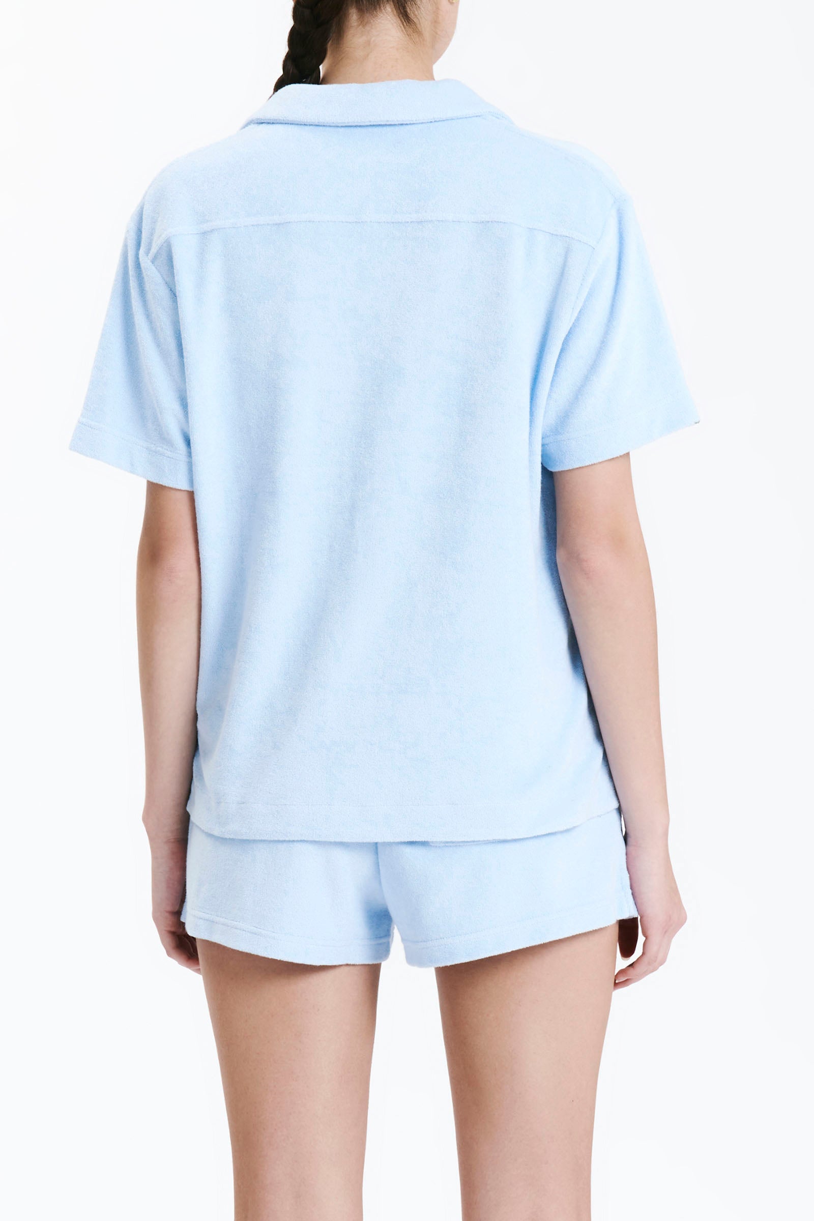 Nude Lucy Inka Terry Shirt In A Blue Sky Colour 