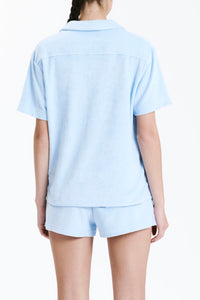 Nude Lucy Inka Terry Shirt in a Blue Sky Colour