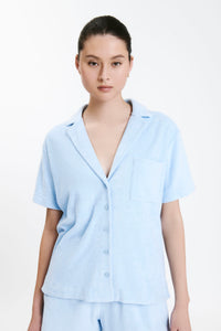 Nude Lucy Inka Terry Shirt in a Blue Sky Colour