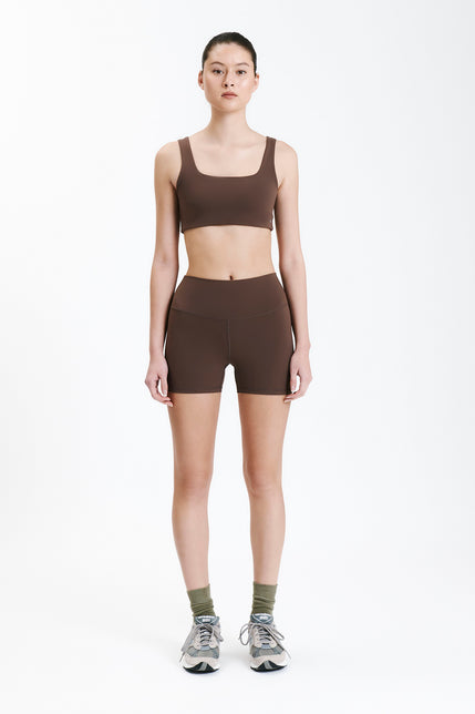 NUDE ACTIVE MINI BIKE SHORT-Cacao