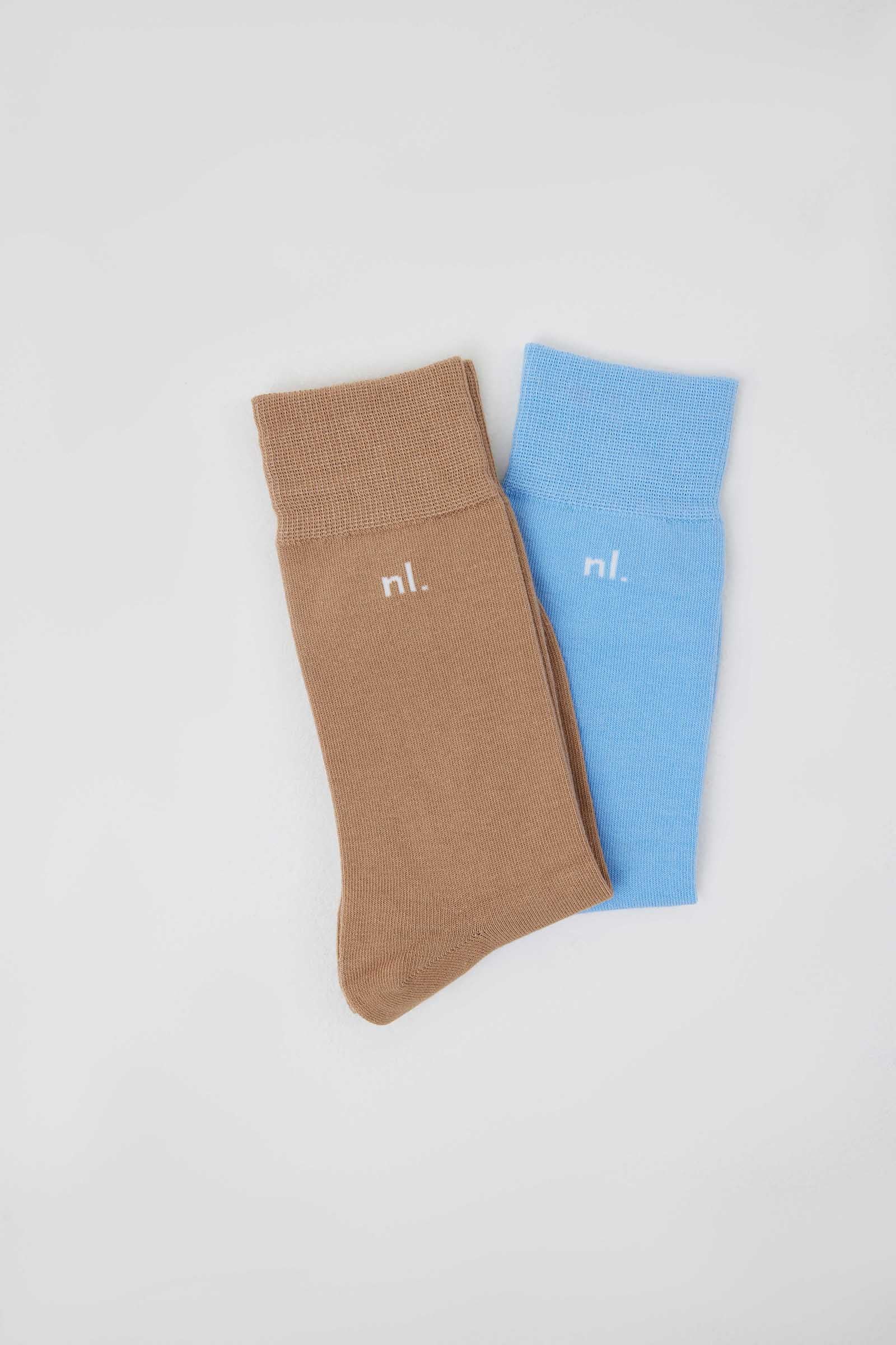 Nude Lucy Nude Classic Sock Horizon In A Light Brown Biscuit Colour 