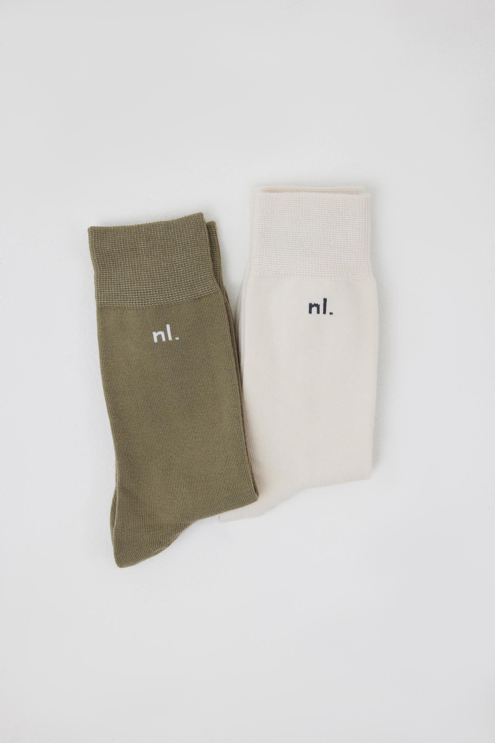 Nude Lucy Nude Classic Sock Cloud In A Green Willow Colour 