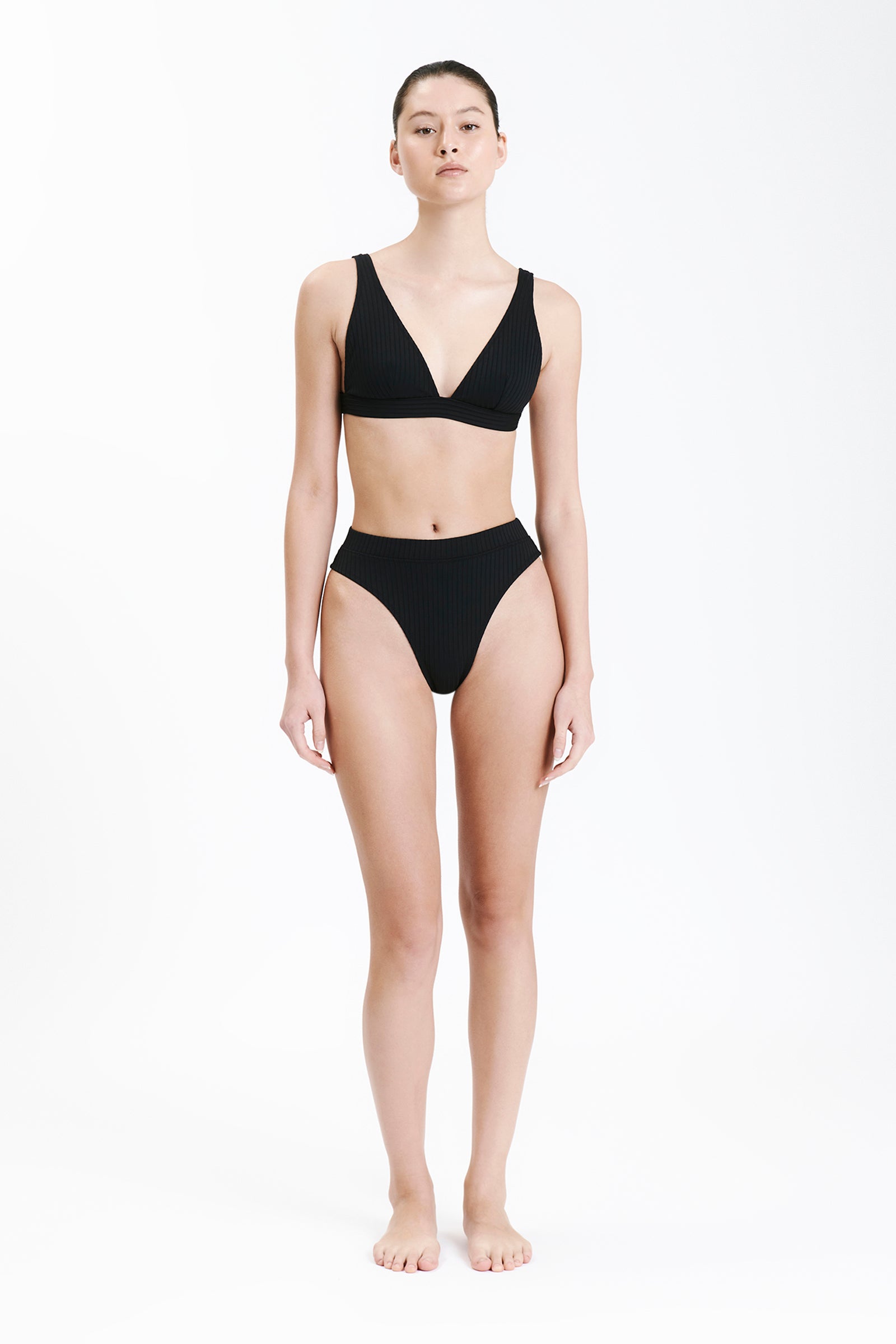 Nude Lucy High Rise Brief In Black 