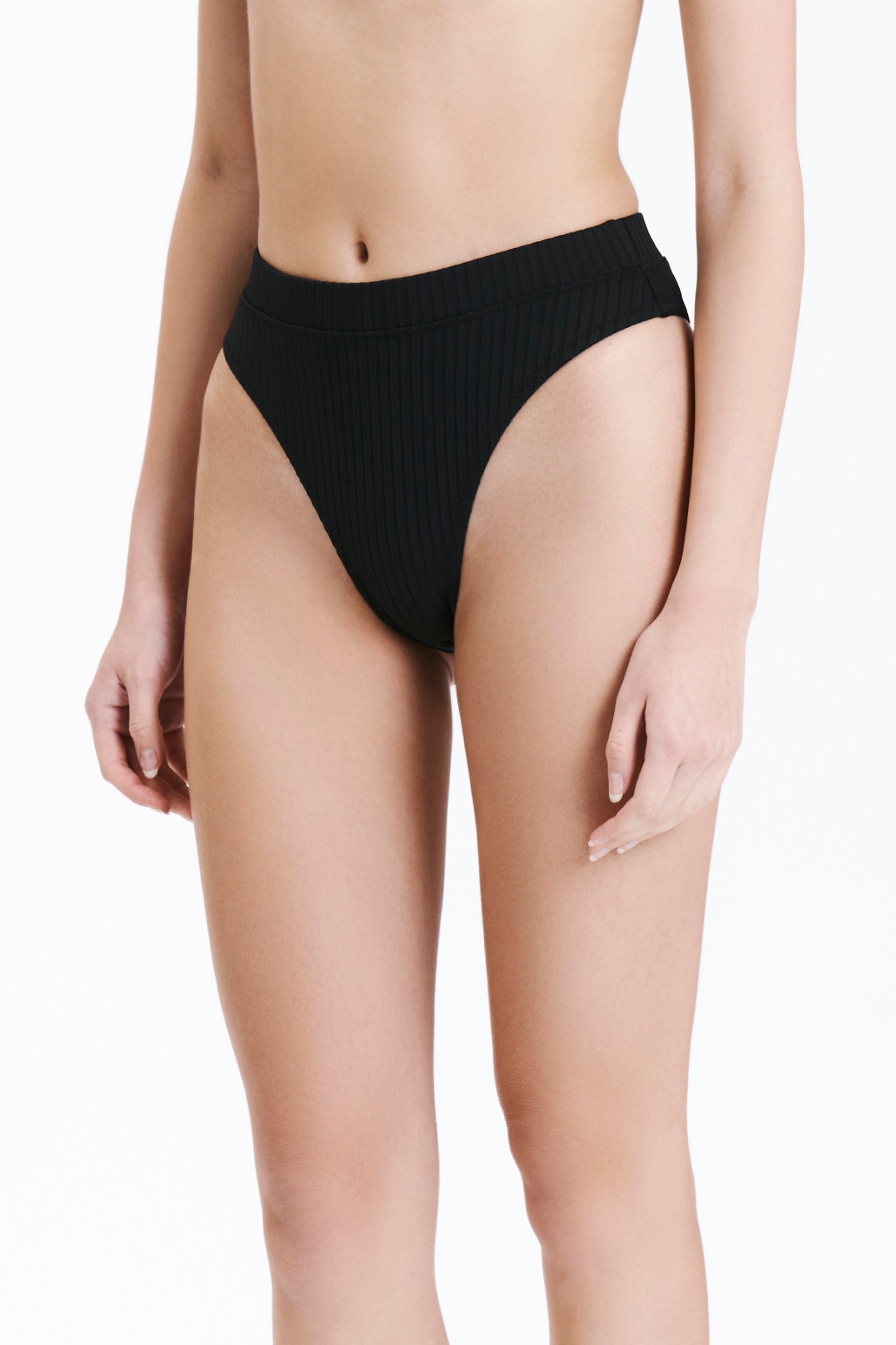 Nude Lucy High Rise Brief In Black 