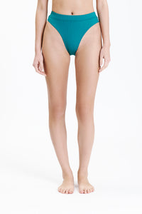 Nude Lucy High Rise Brief in a Green Jade Colour