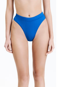 Nude Lucy High Rise Brief in a Bright Blue Pacific Colour